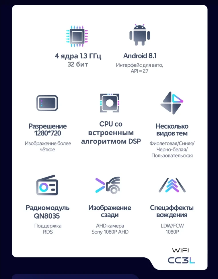 Штатная магнитола Teyes CC3L WiFi 2/32 Opel Vivaro A (2006-2014) Тип-B