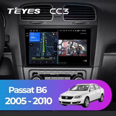 Штатная магнитола Teyes CC3 4/32 Volkswagen Passat B6 (2005-2010)