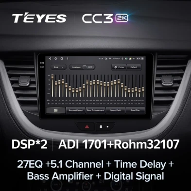 Штатная магнитола Teyes CC3 2K 360 6/128 Opel Astra K (2015-2021)