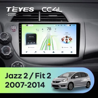 Штатная магнитола Teyes CC4L 6/64 Honda Jazz 2 (2007-2014)