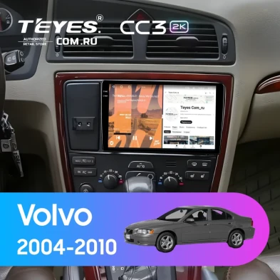 Штатная магнитола Teyes CC3 2K 4/32 Volvo S60 (2004-2010)