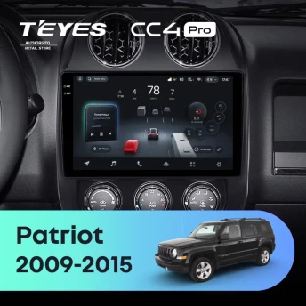 Штатная магнитола Teyes CC4 8/128 Jeep Patriot (2009-2015)