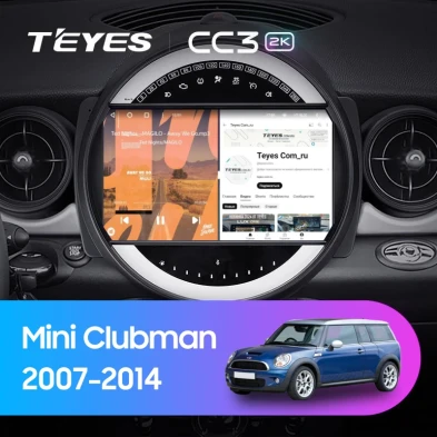 Штатная магнитола Teyes CC3 2K 4/32 Mini Clubman 1 R55 (2007-2014) F1