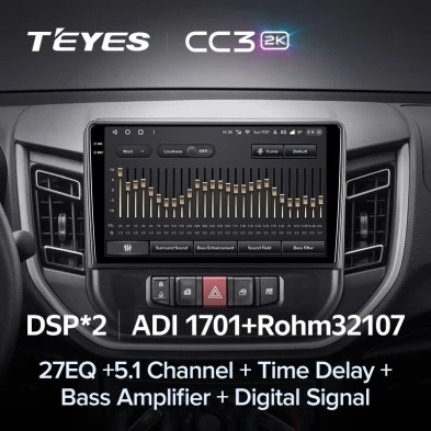 Штатная магнитола Teyes CC3 2K 360 6/128 Suzuki Celerio (2014-2023)