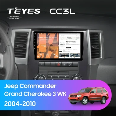 Штатная магнитола Teyes CC3L 4/64 Jeep Commander (2005-2010)