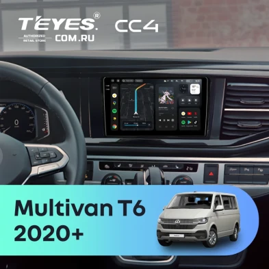 Штатная магнитола Teyes CC4 6/64 Volkswagen Multivan (T6) 2020+