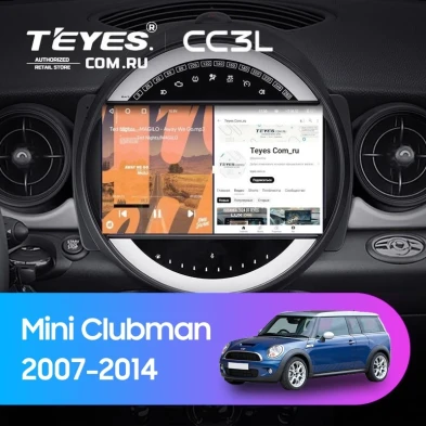 Штатная магнитола Teyes CC3L 4/32 Mini Clubman 1 R55 (2007-2014) F1